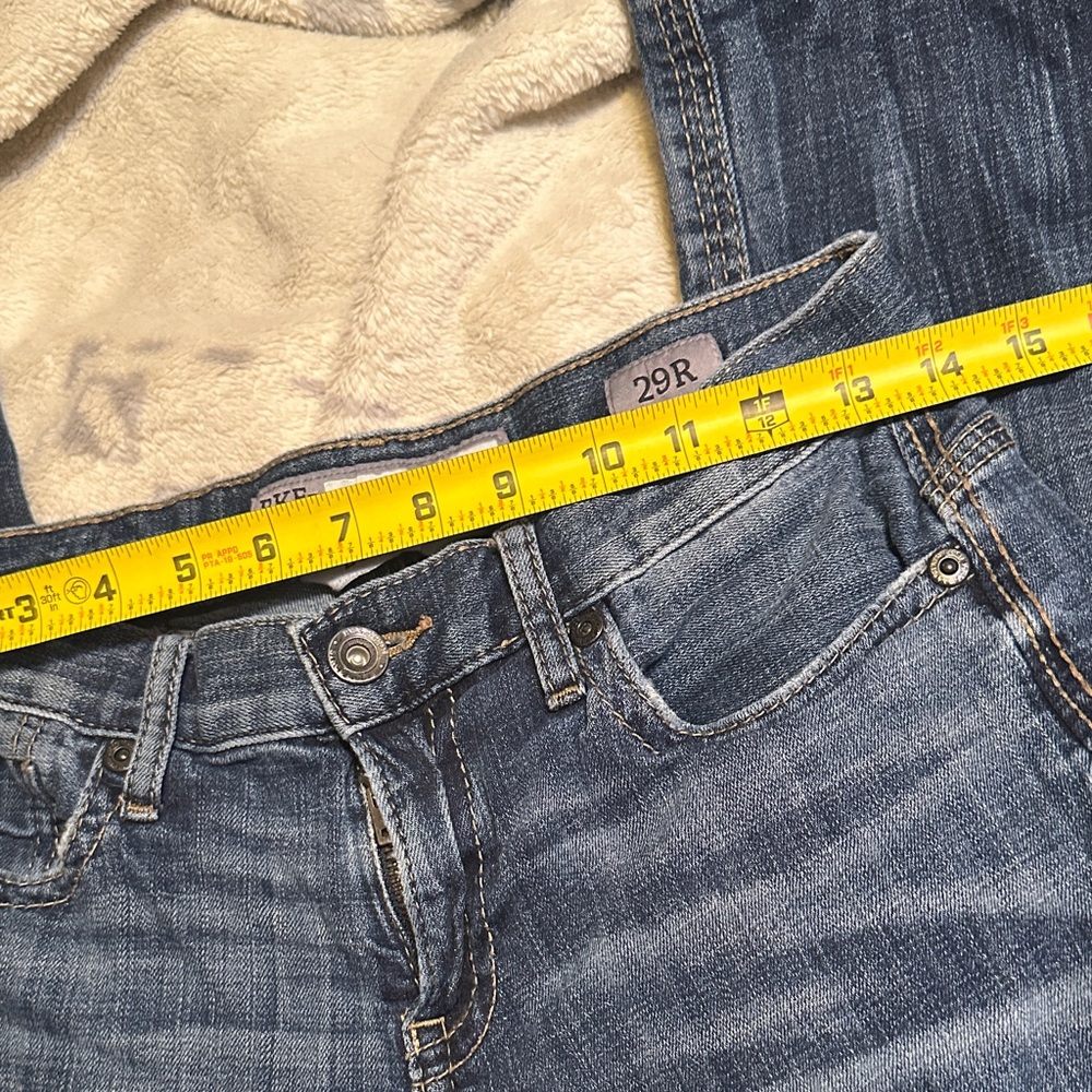 BKE Men's Dark Blue Bootcut Jeans - Picture 6 of 10